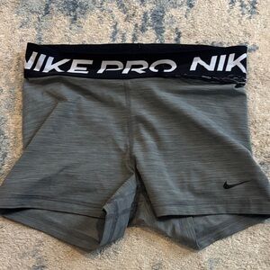 Nike Pro Kids Athletic Gray Shorts